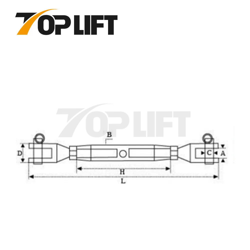 JIS Type Stainless Steel Closed Body Turnbuckle