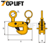 TMS Horizontal Plate Clamp with Safety Lock 0.5T to 5T Loading Lifting Equipment