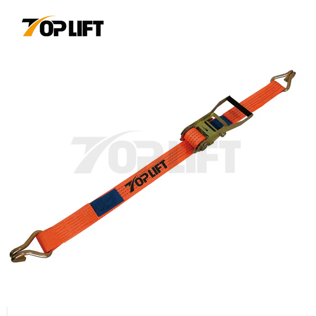 2'' Polyester Cargo Lashing Belt Ratchet Strap