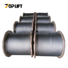 TOPLIFT Industrial 6X49SWS+IWRC Galvanized & Ungalvanized Steel Wire Rope