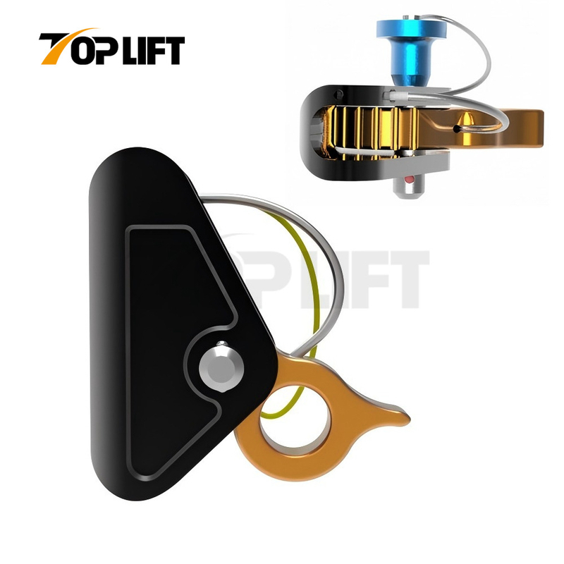 TP-F21 High Tensile Slip Rope Grab Fall Arrester Hot Selling Aluminum Safety Protection Self-trailing Rope Grab