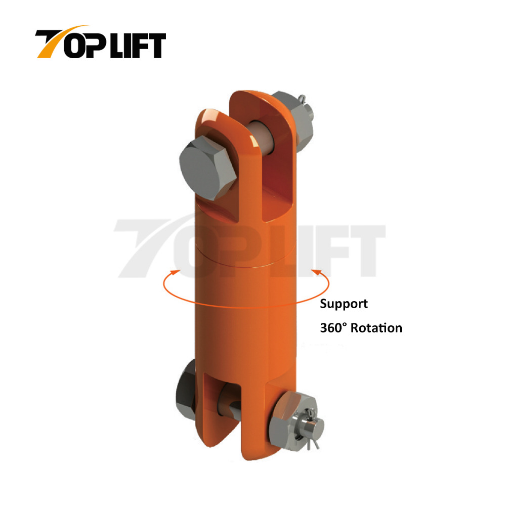 Heavy-duty Angular Contact Bearing Swivel Lifting Point - UU Type
