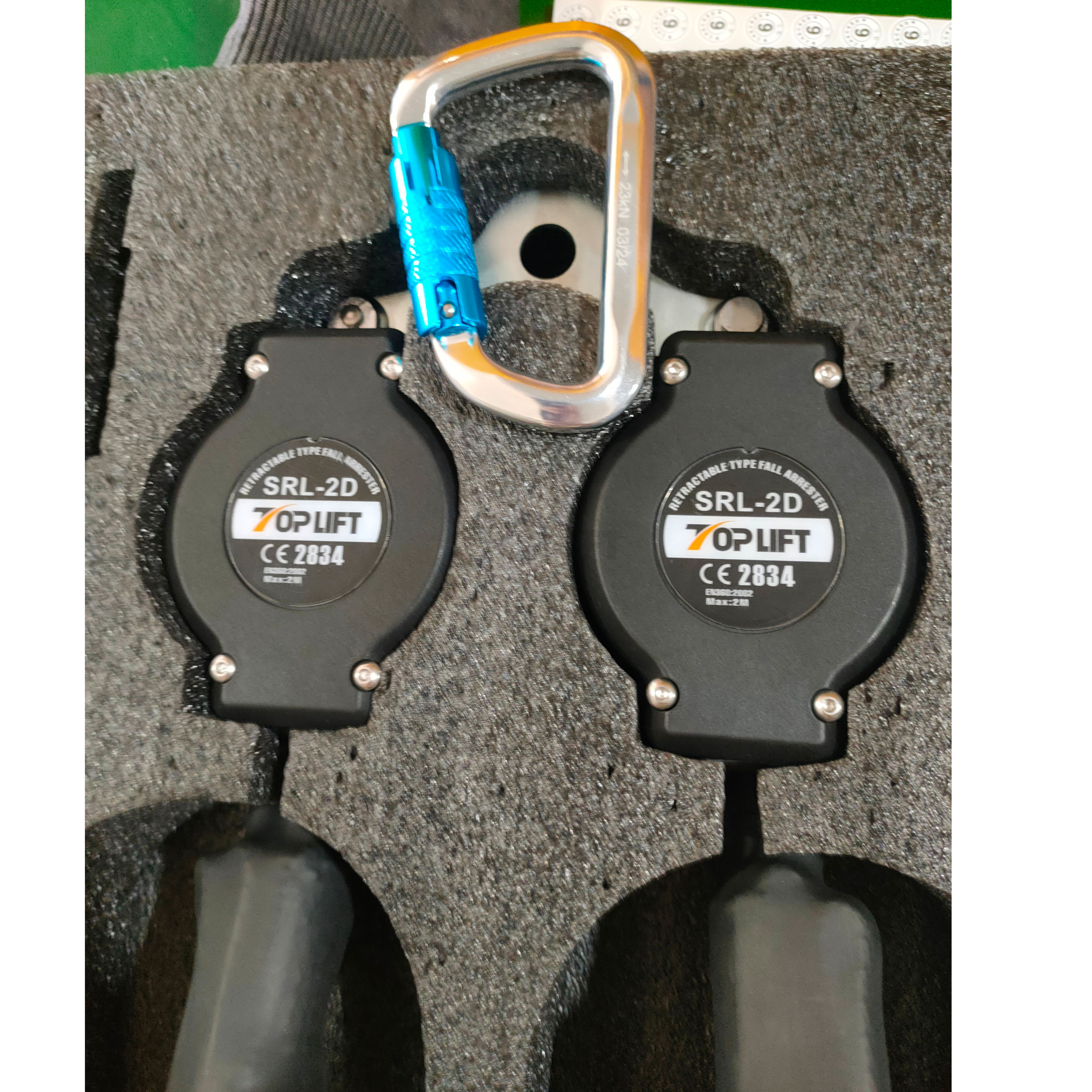 TP-SRL-2D Webbing Type Double Self Retractable Life Line Fall Arrester Life Line