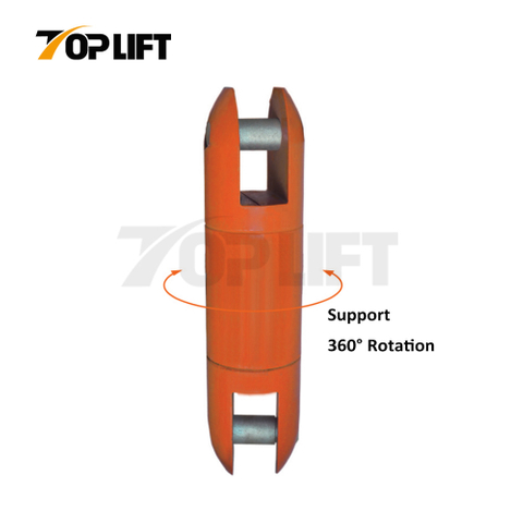Good Quality Wire Rope Lifting Bullet Type Angular Contact Bearing Swivel - Bullet Style