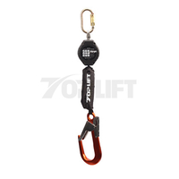 TOPLIFT 100KG Capacity 1.8M Webbing with Energy Absorber Retractable Fall Arrester