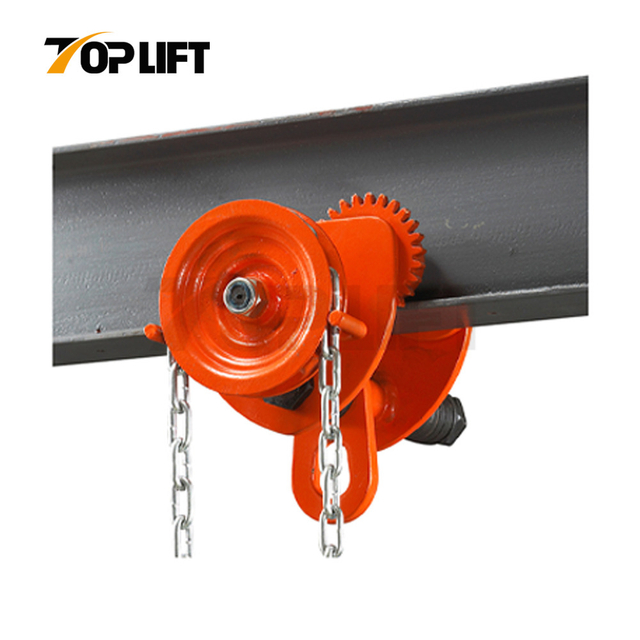 TP-Lifting GCL-610 Series Customized Geared Trolley 0.5T - 10T Hand Push Chain Trolley for Electric Chain Hoist Block