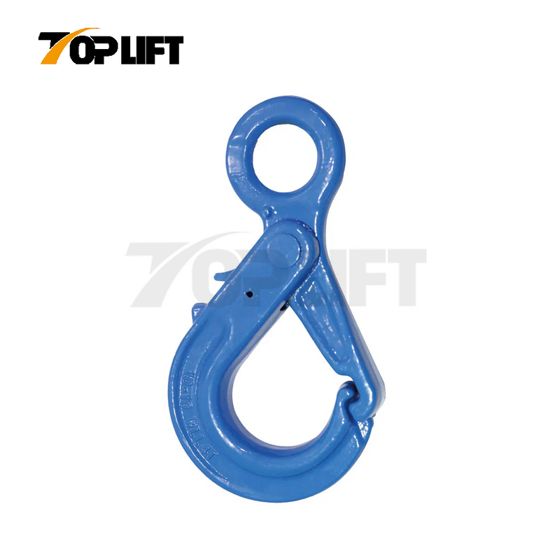 G100 Forged Alloy Steel Rigging Hardware Special Eye Selflocking Hook