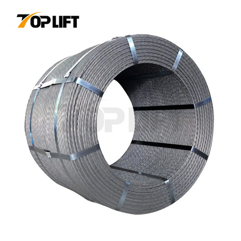High-strength Galvanized Ungalvanized 6X37+FC, 6X37+WSC, 6X37+IWRC Structural Wire Rope