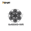 TOPLIFT Industrial 6X49SWS+IWRC Galvanized & Ungalvanized Steel Wire Rope