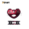 TOPLIFT Aluminium Alloy Cable Trolley Pulley for Fall Protection and Safety Harness Systems