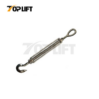 Premium 316 Stainless Steel US Type Turnbuckle with Hook & Eye 