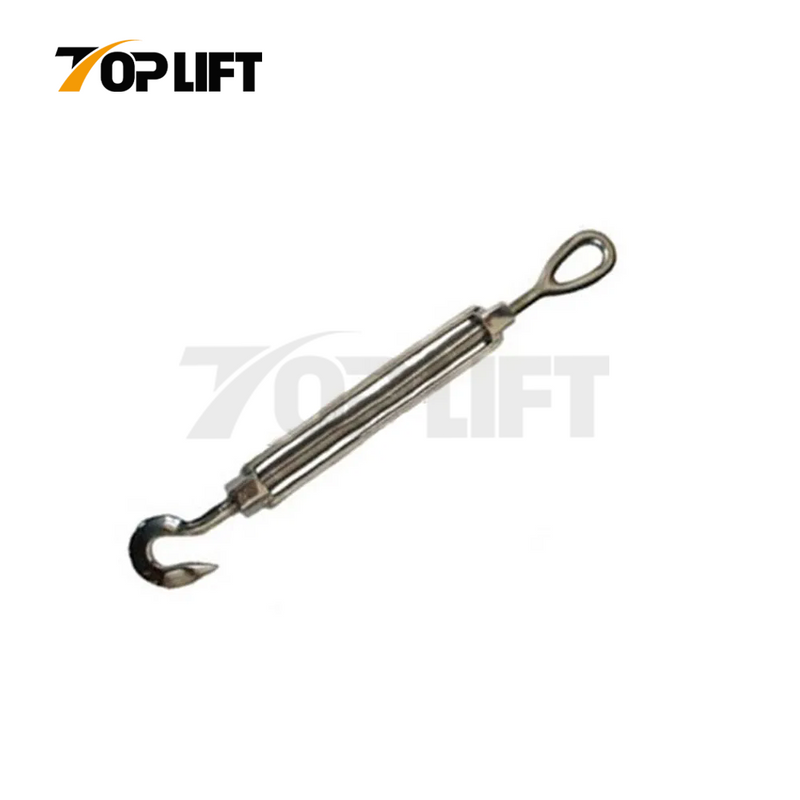 Premium 316 Stainless Steel US Type Turnbuckle with Hook & Eye 