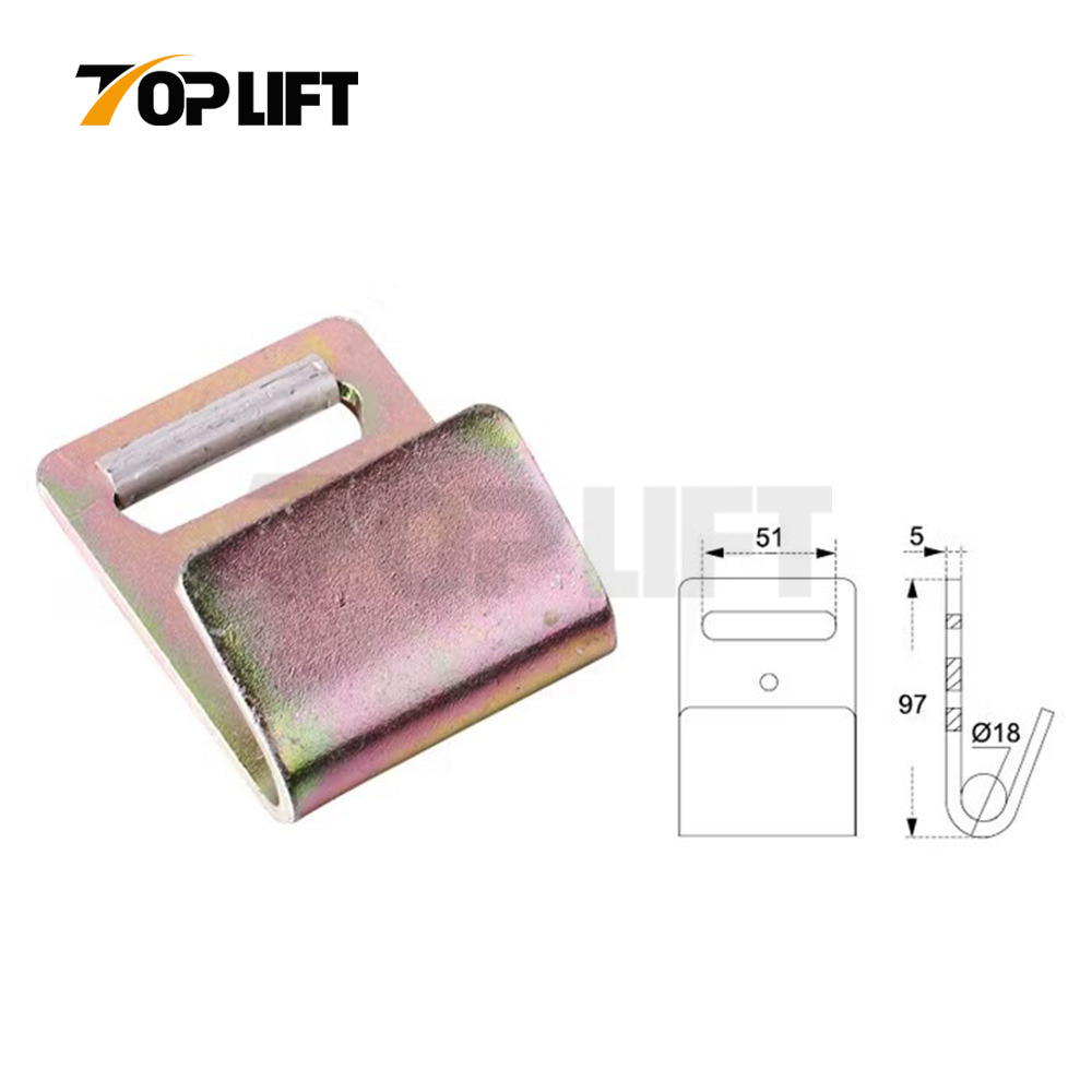 Heavy Duty Ratchet Buckle Flat J Hook Rratchet Strap Flat Hook