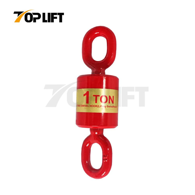 Versatile Vertical Alloy Steel Double Eye Swivel Hook for Oil And Mining