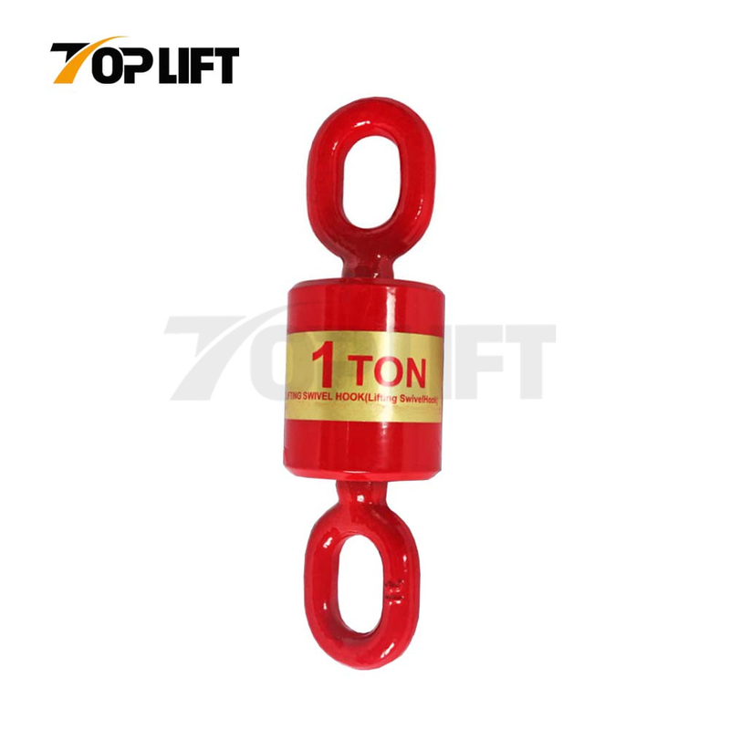 Versatile Vertical Alloy Steel Double Eye Swivel Hook for Oil And Mining