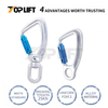  Auto-Locking Climbing Hardware Twist Lock Aluminum Carabiner W/ Captive Eye