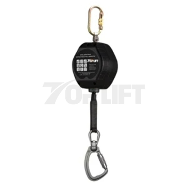 TOPLIFT Capacity 100KG 1.8-6M Webbing Retractable Fall Arrester Protection Lifeline