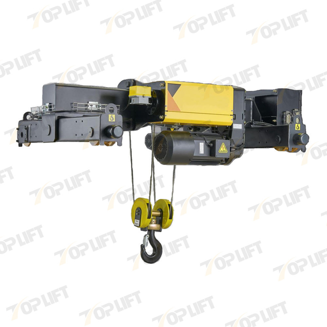 Heavy Duty Lifting Trolley Double Grider Electric Wire Rope Hoist