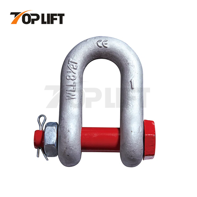 G-2150 HDG High Strength Steel Bolt Type Dee Shackle 