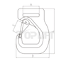 G80 Rigging Hardware Webbing Sling Hook/hook for Lifting Alloy Steel Hook 