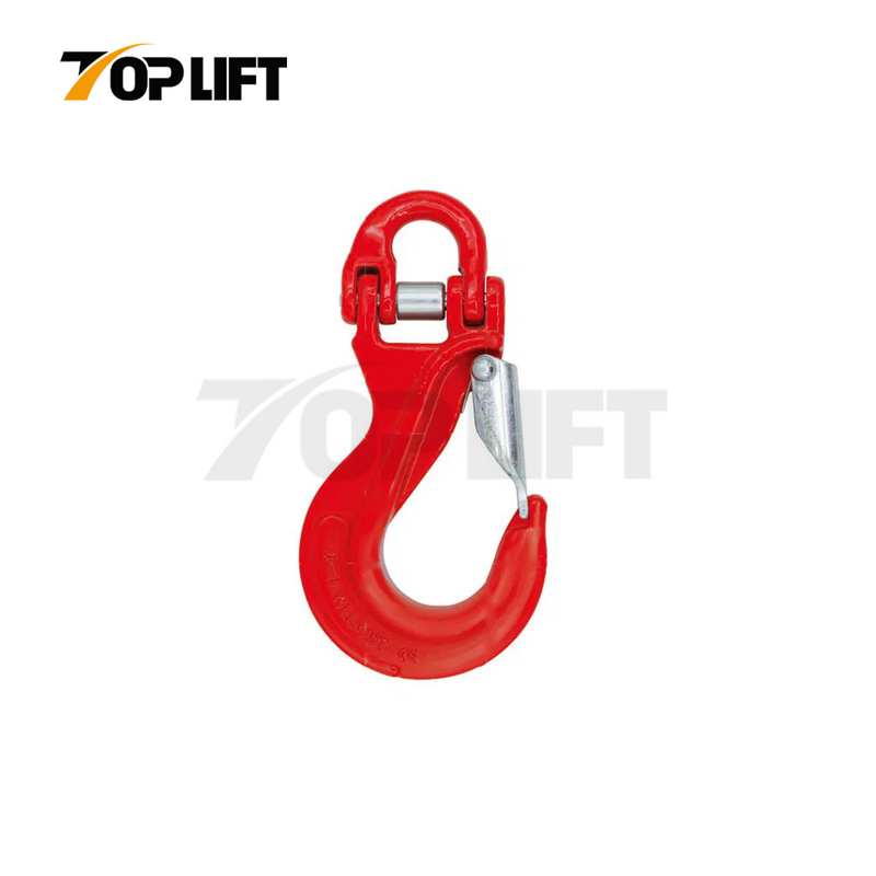 TP-8-006 High Quality G80 Forged Super Alloy Hook with Half Link Lifting Hardware