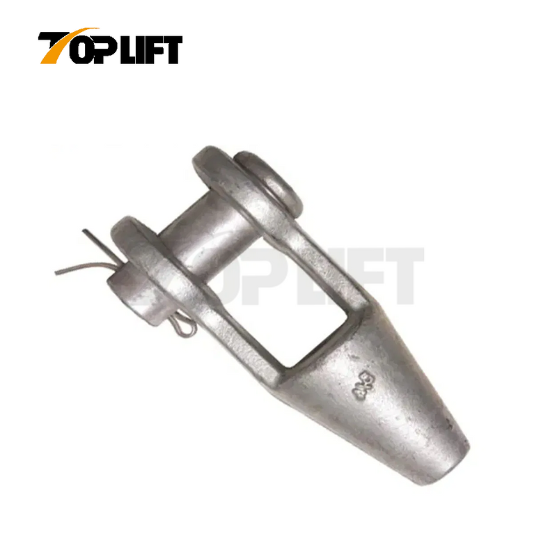 G416 Rigging Hardware Forged Open Spelter Socket for Steel Wire Rope