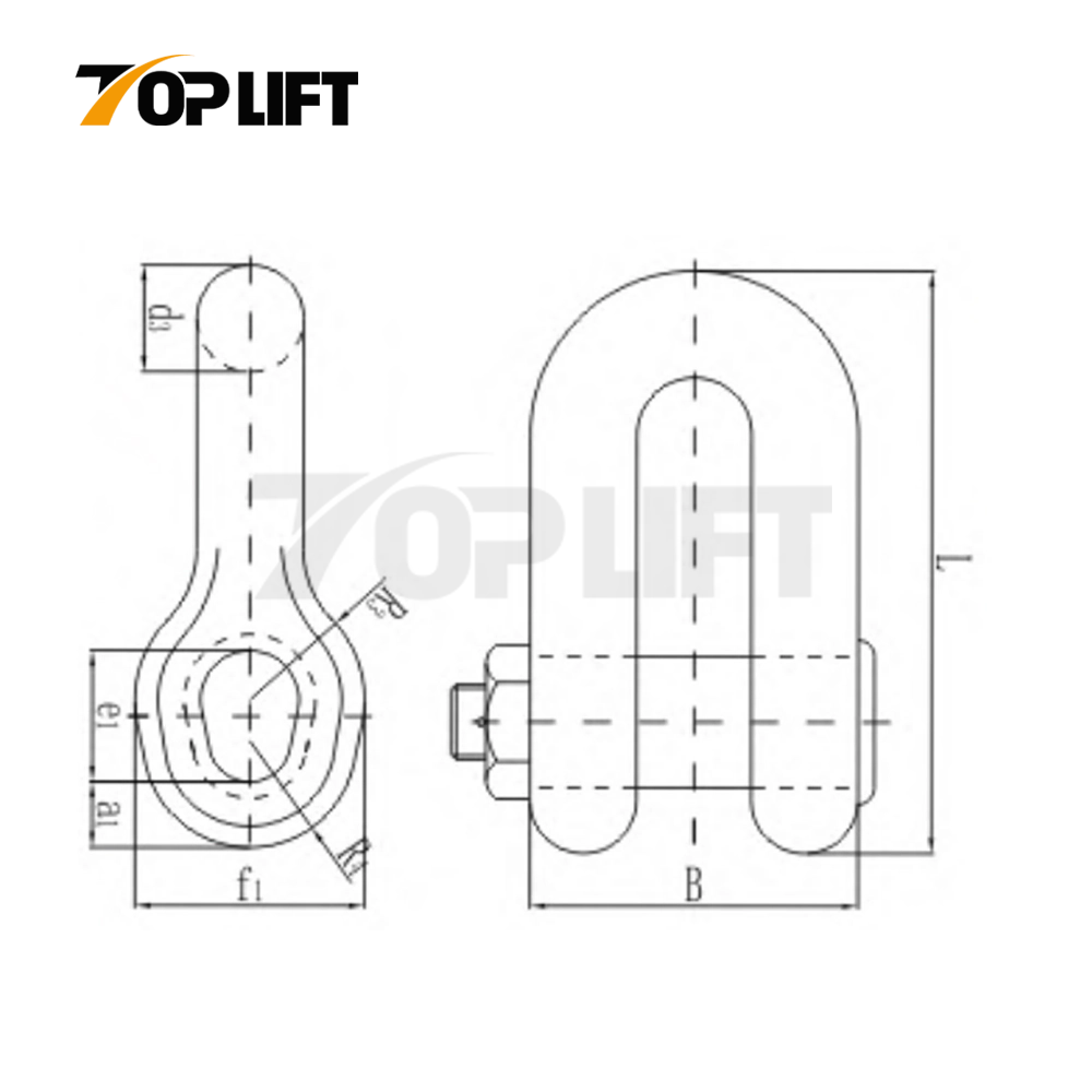 Anchor Chain Accessories Joining Shackle For Marine