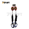 TP-SRL018BSN Capicity 140kg En 360 Dual Leg Webbing Absorber with Scaffold Hook Self-Retracting Lifeline Safety Device Fall Arrester