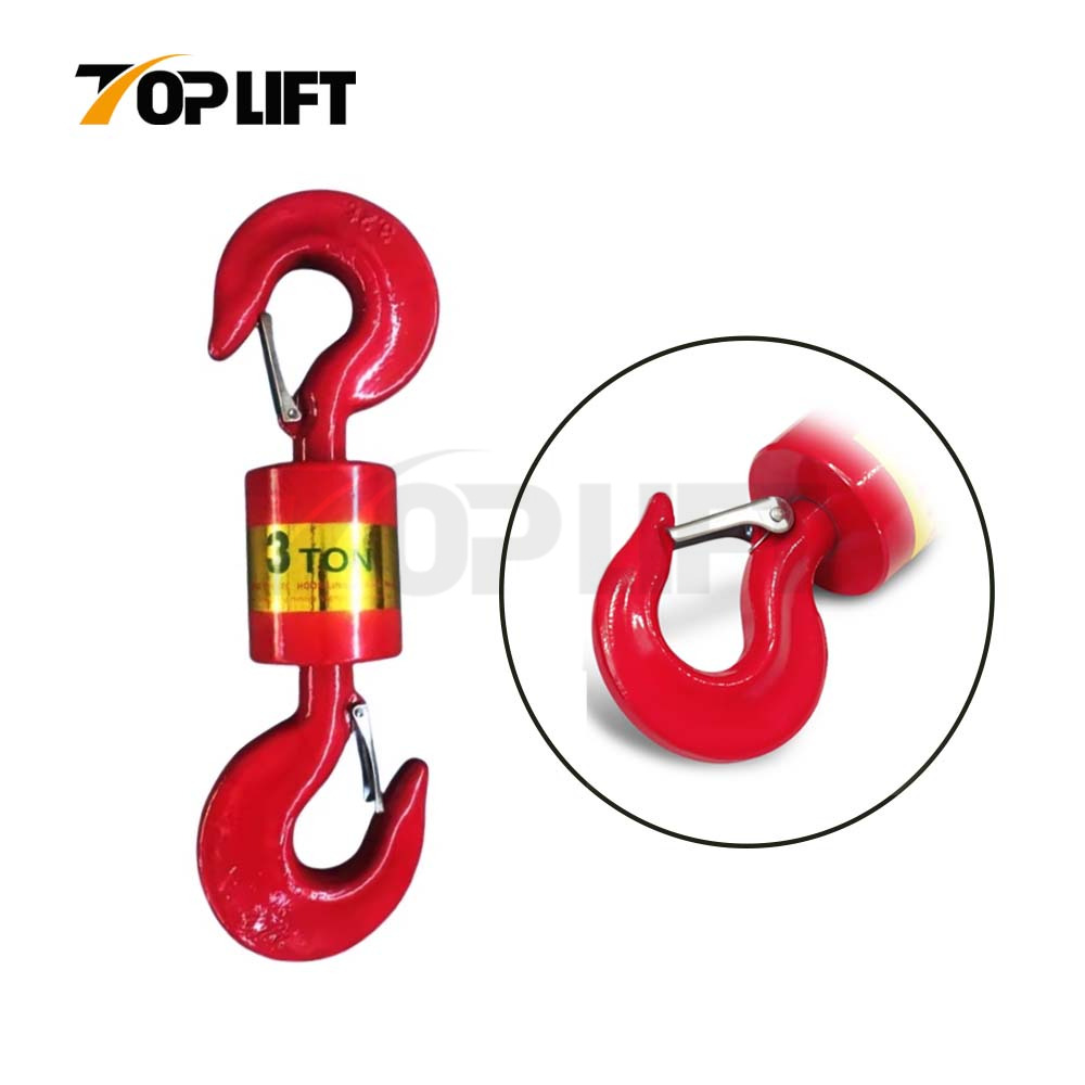 High-strength Universal Vertical Swivel Lifting Hook (Double Hook)