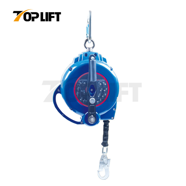  Safety Lifeline Fall Prevention Wire Rope Self-Retractable Lifeline Fall Arrester with Rescue Device System