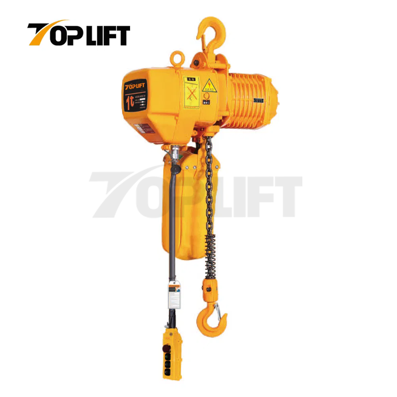 0.5T to 5T CE Certified Hook Suspension Type Electric Chain Hoist with Manual Trolley