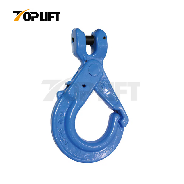 High Tensile Forged Crane Hook Rigging Carbon Steel G100 Selflock Hook