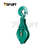 High Quality Single Sheave Hook Type Pulley Regular Snatch Block 