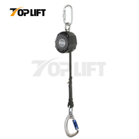TOPLIFT Capacity 100KG 1.5M/2M/3M UHMWPE Webbing Lanyard Fall Arrester Lifeline 