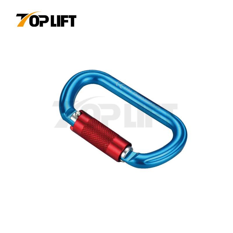 TOPLIFT 25KN Diameter 19mm High Strength Safety Lock Aluminium Carabiner