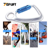  Auto-Locking Climbing Hardware Twist Lock Aluminum Carabiner W/ Captive Eye