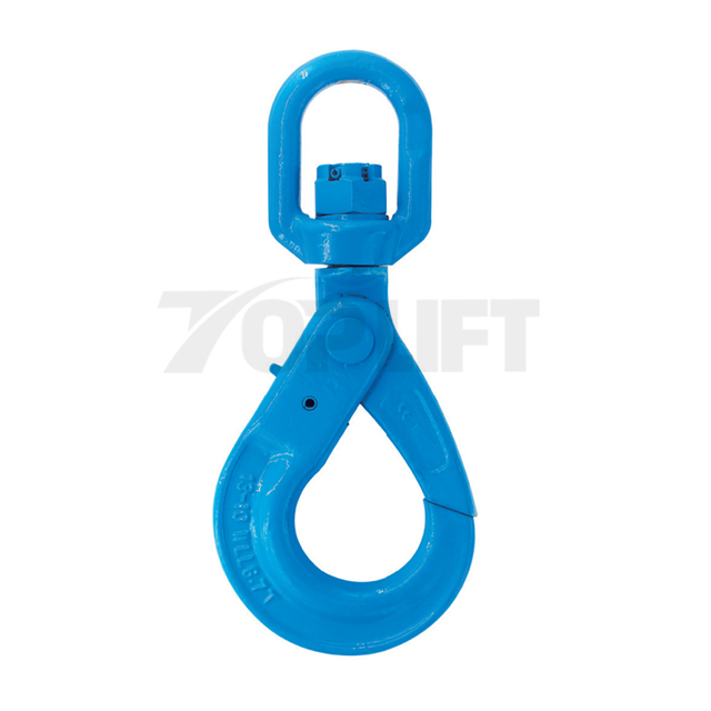 Grade G100 Rigging Hardware Forged Super Alloy Steel Selflock Hook