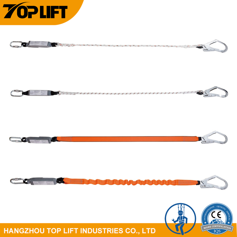 Fall Protection Single Lanyard With Absorber