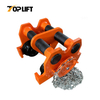 TP-Lifting MG Series Hand Pulling 0.5ton To 50ton Plain Trolley Manual Geared Trolley For Electric Hoist