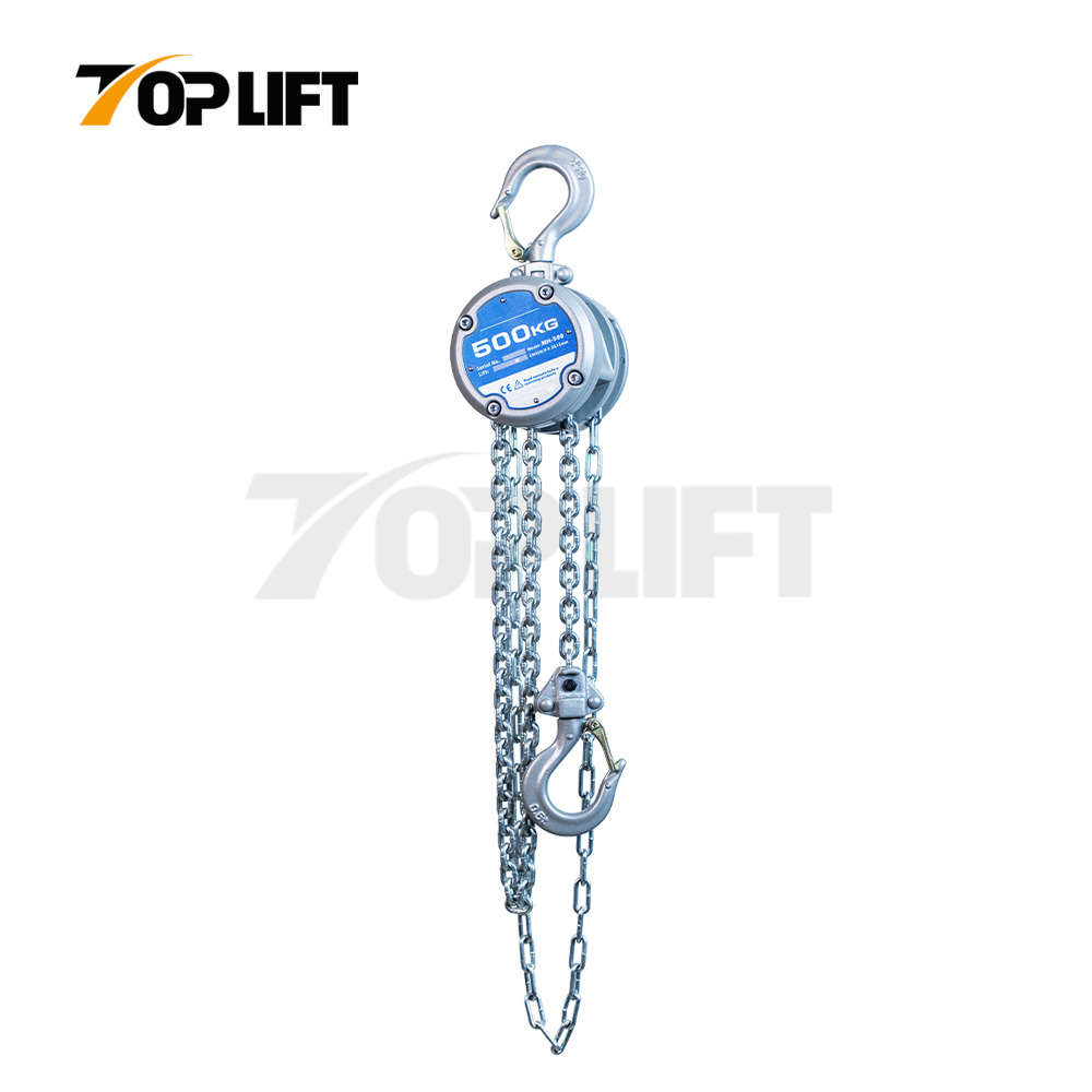 Compact, Light Weight And Simple Design Manual Pulley Chain Hoist Chain Block 500KG Capacity