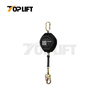 TOPLIFT Capacity 100KG 3M/6M Wire Rope Fall Arrester Protection System Lifeline