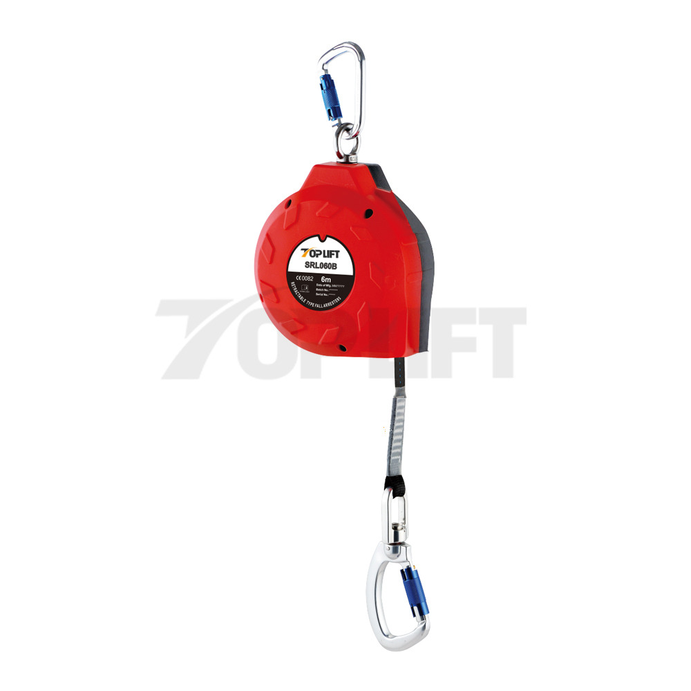 TP-SRL060B En Certified 20mm D Yneema Webbing Type 6m Self-Retractable Lifeline Fall Arrester