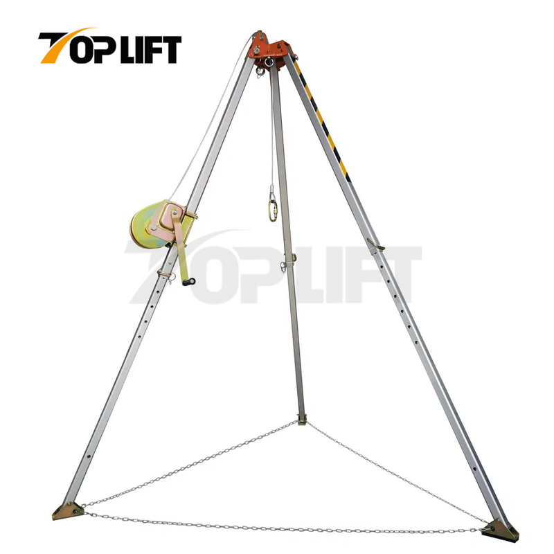 TP-RT906 High Quality Fireman Aluminium Rescue Tripod with winch
