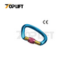 TP-R12 Aluminium Locking D shaped Safety Carabiner Hook For Fall Protection