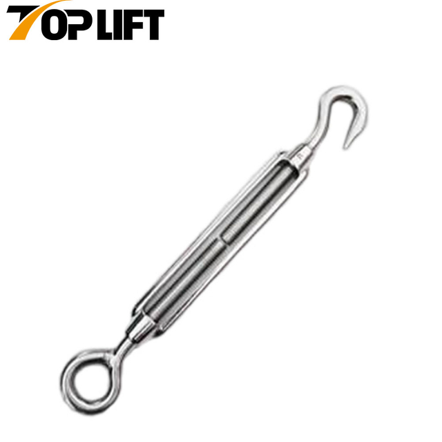 Stainless Steel EU Type Turnbuckle Hook and Eye 