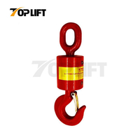 High-strength Alloy Steel 360° Rotation Universal Vertical Swivel Lifting Hook (One Hook One Ring)