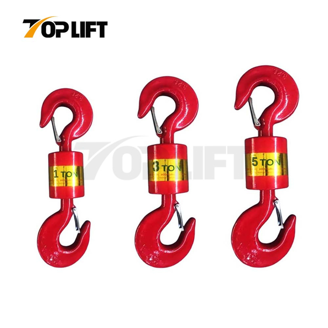 High-strength Universal Vertical Swivel Lifting Hook (Double Hook)