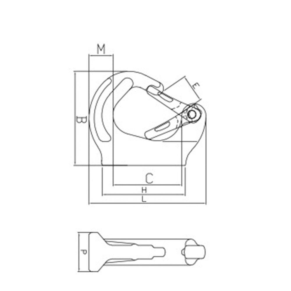 G80 Quenched and Tempered Forged Super Alloy Steel Lifting Points