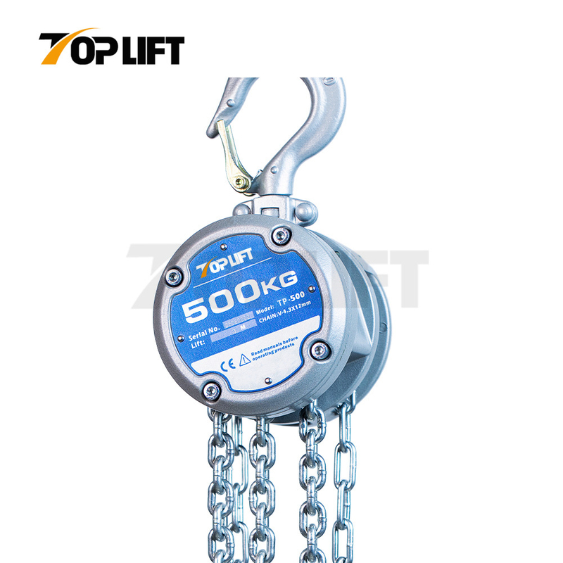 Compact, Light Weight And Simple Design Manual Pulley Chain Hoist Chain Block 500KG Capacity