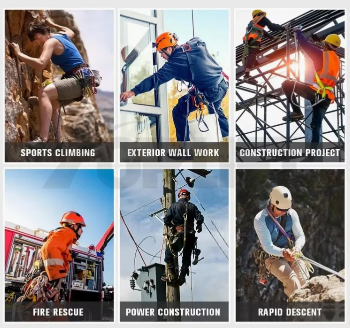 TP-SH3218A Falling Protect Insulated Safety Body Harness For Climbing 